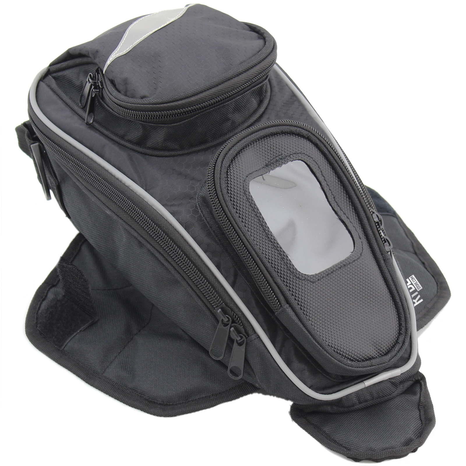 MOTORCYCLE AERO SPORTS TANK BAG WITH GPS/PHONE POUCH MOTORBIKE